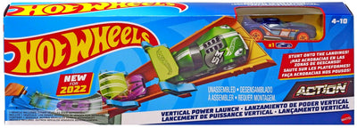 Piste de lancement électrique verticale Mattel Hot Wheels avec voiture