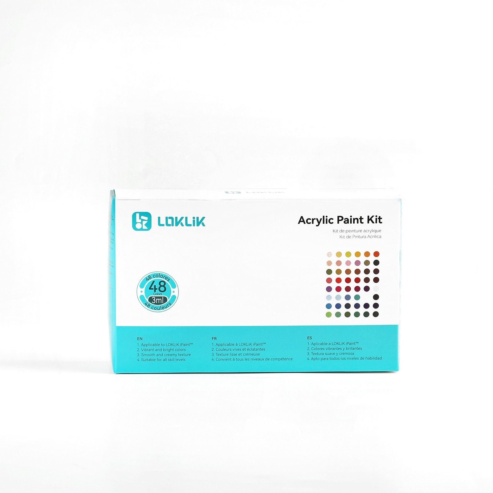 Loklik • kit peinture acrylique - 48 couleurs