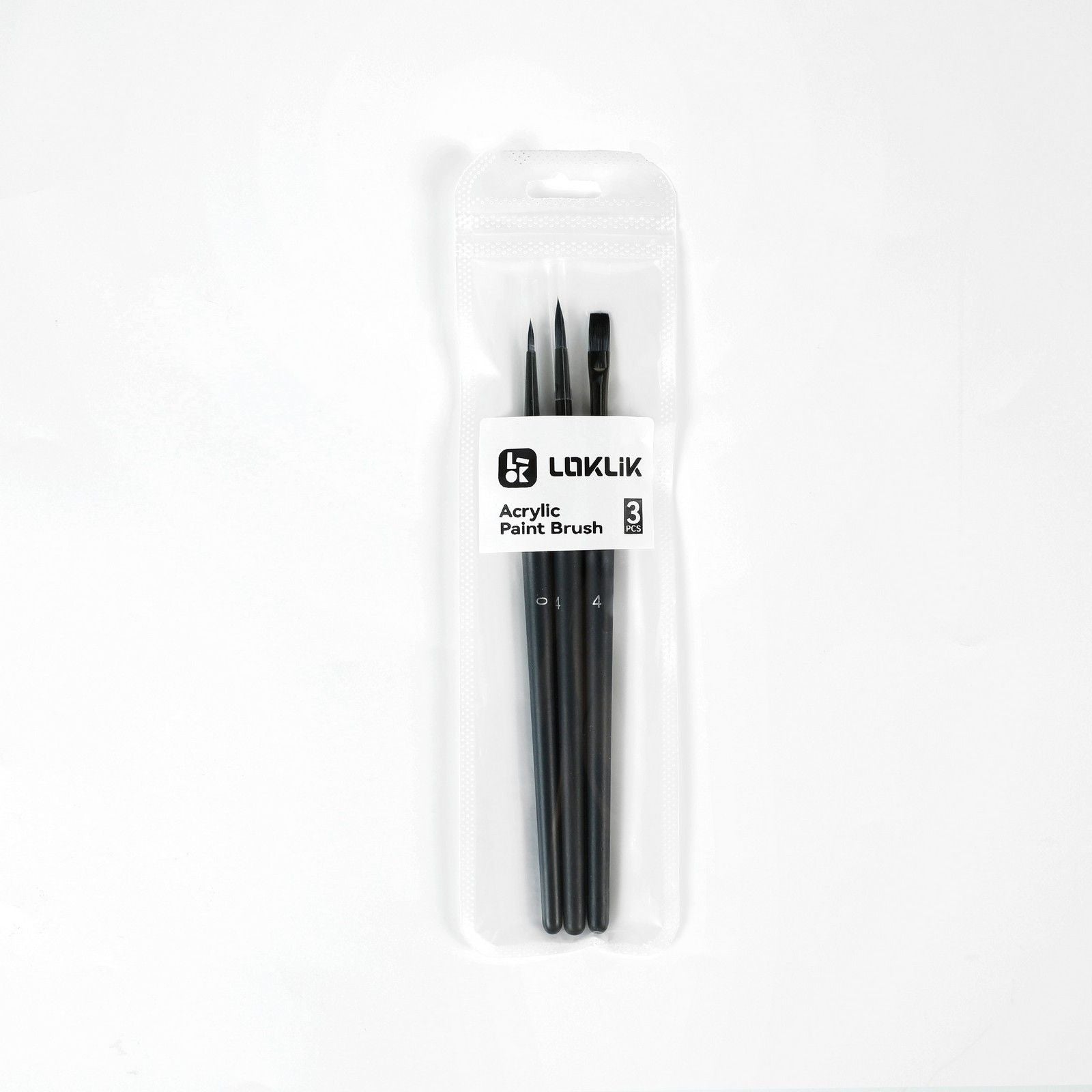 Loklik • pinceau acrylique 3pcs