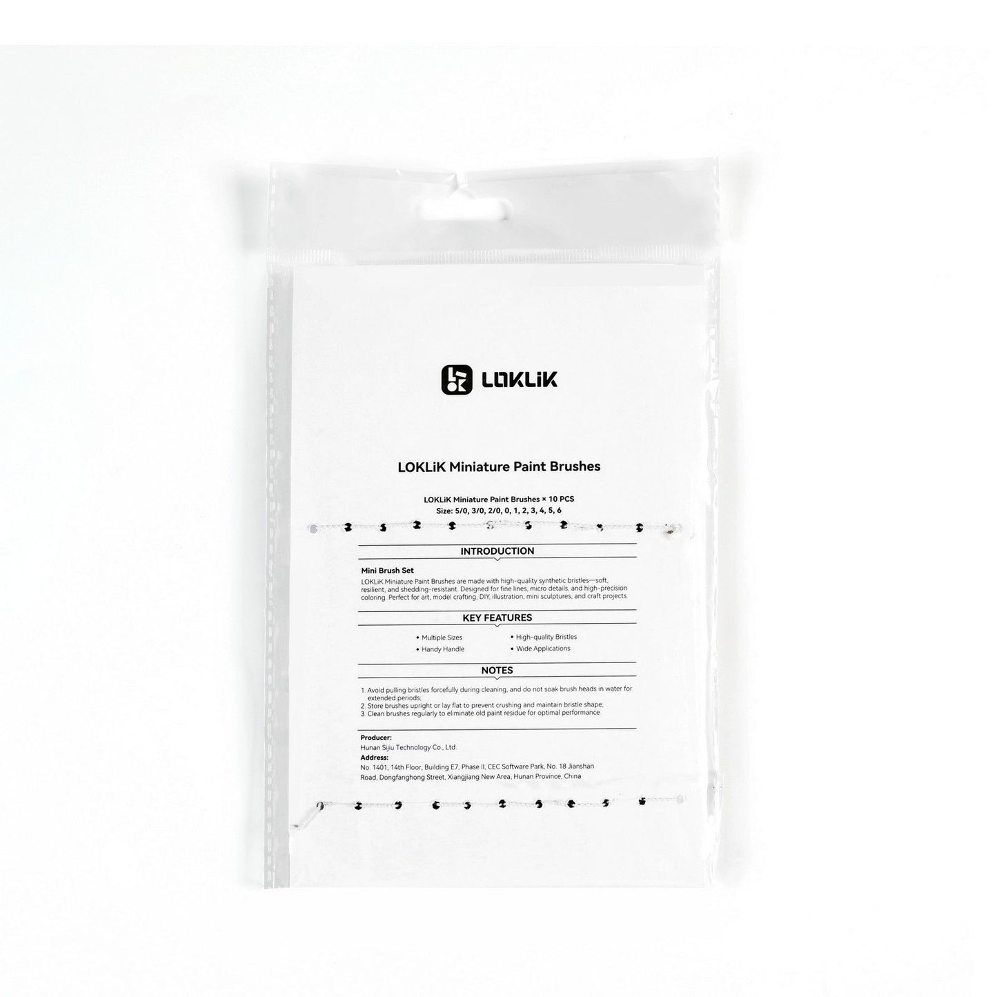 Loklik • pinceaux miniatures 10pcs
