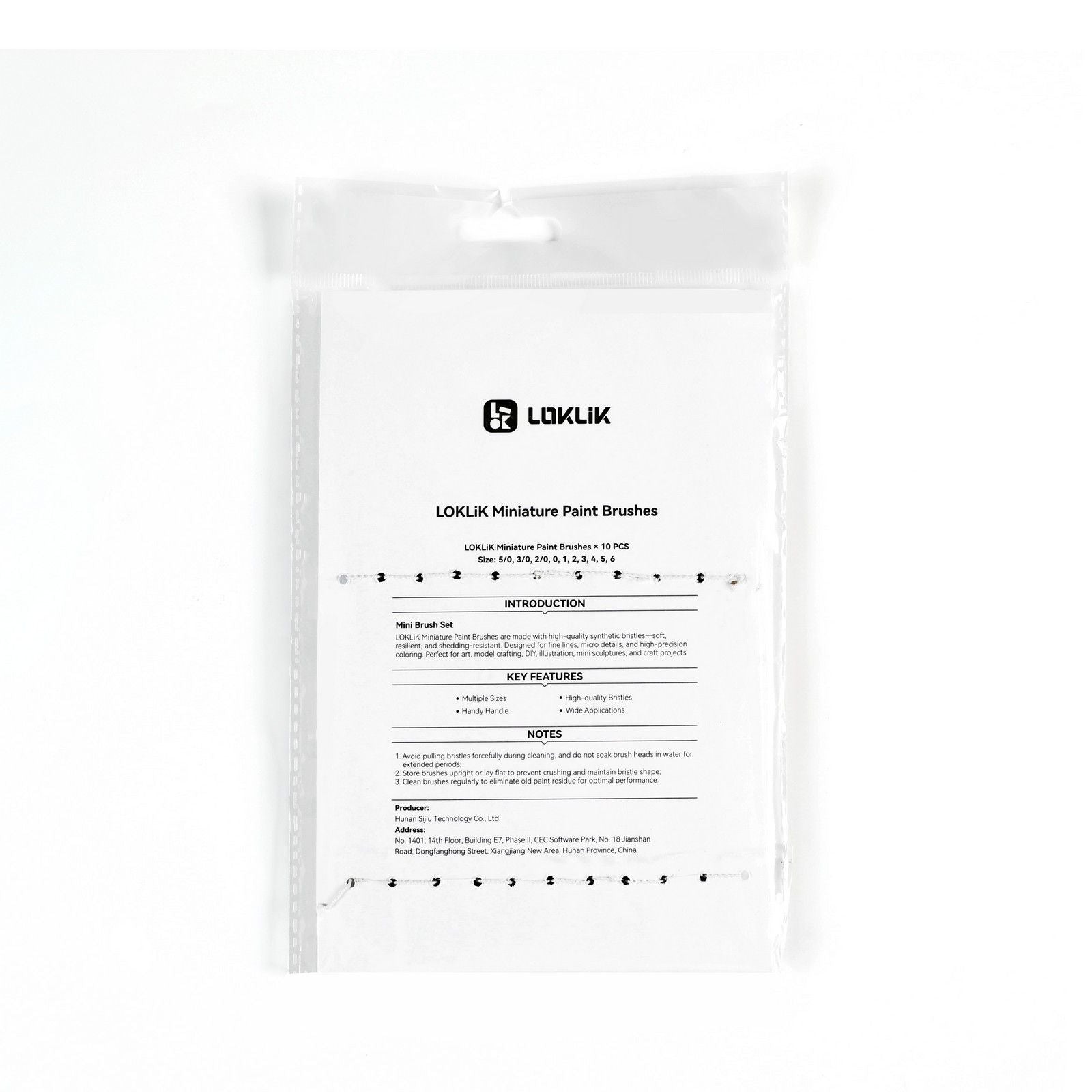 Loklik • pinceaux miniatures 10pcs