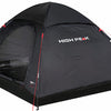 Tente de famille monodome high Peak XL 4 personnes 240 cm noir