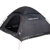 Tente de famille monodome high Peak XL 4 personnes 240 cm noir