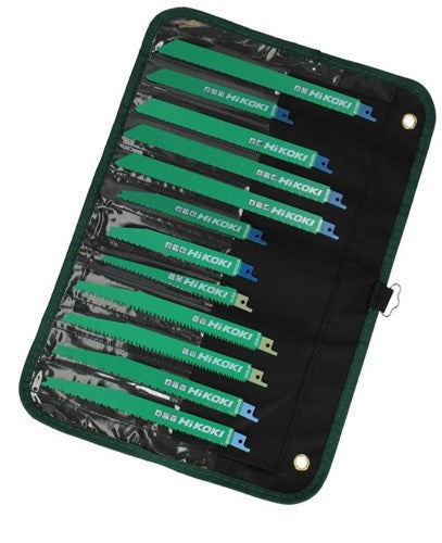 Assortiment de lames de scie alternative Hikoki en coffret 12 pièces