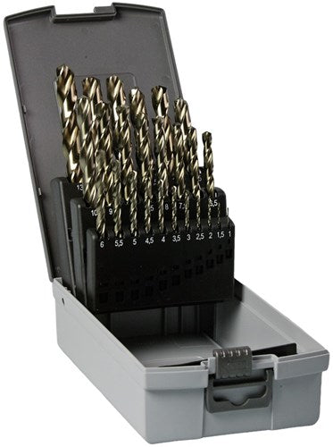 Hikoki accessoires cassette 25 pièces hss-co din 338 forets - 780699