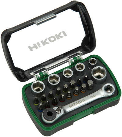 Jeu de douilles à embouts Hikoki 24 pièces