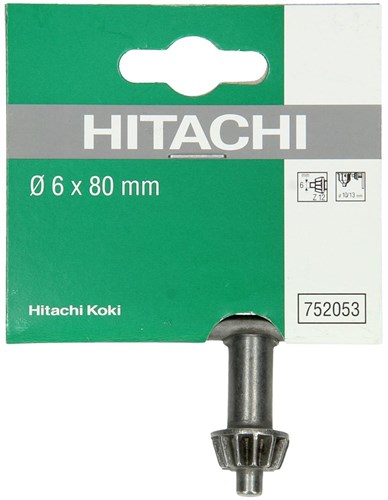 Hikoki accessoires clé de mandrin 6x80mm - 752053