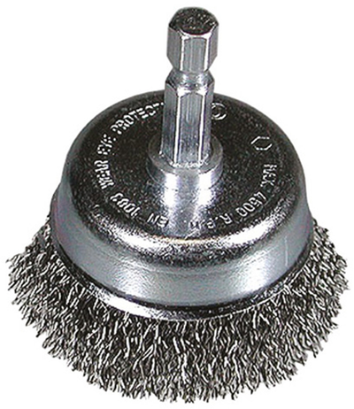Hikoki accessoires brosse coupe 50x0,3 avec 1 4 broches hexagonales avec fil d'acier ondulé - 751322