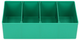 Boîte de rangement d'accessoires Hikoki vert | avec 3 séparateurs | 402542 402542