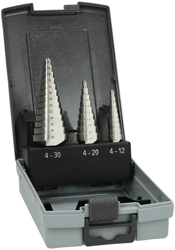 Accessoires Hikoki jeu de forets étagés hss 3 pièces d. 4-12 4-20 6-30mm 780114