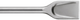 Hikoki accessoires burin plat auto-affûtant 60 x 250 mm SDS+ 751598