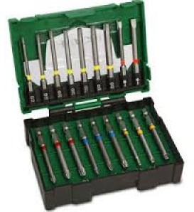 Accessoires Hikoki jeu d'embouts hikoki 18 pièces 1 4 assortis l=75mm