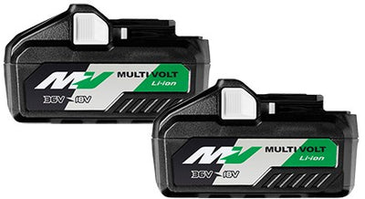 Hikoki bsl36b18 pack double batteries multivolt b | 2x mv-b 36v 4,0ah 18v 8,0ah - 375575