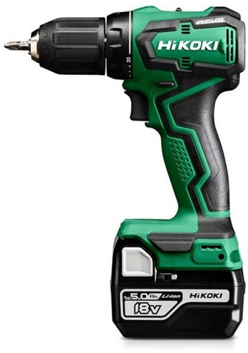 Hikoki ds18ddwpz | perceuse/tournevis sans fil 18v | 55 nm | y compris 2x batteries 5,0ah et chargeur - ds18ddwpz