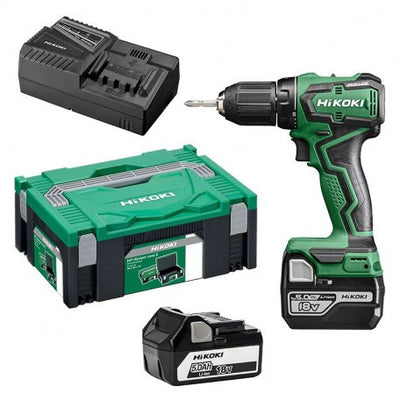 Hikoki ds18ddwpz | perceuse/tournevis sans fil 18v | 55 nm | y compris 2x batteries 5,0ah et chargeur - ds18ddwpz