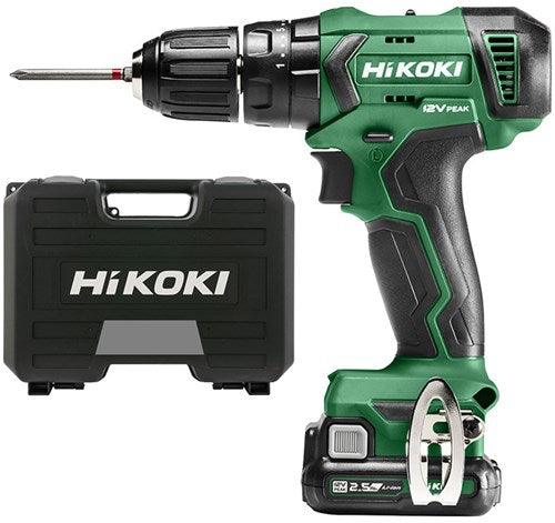Perceuse-visseuse à percussion sans fil Hikoki dv12dawfz 10,8v - crête 12v - 2,5ah - 38nm - dv12dawfz