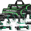 Hikoki kc18h8a-mva4 | ensemble combiné de batterie multivolt 18v 8 machines dans une mallette de transport (4x batterie mv a 5,0ah + chargeur uc18ytsl) - kc18h8a-mva4