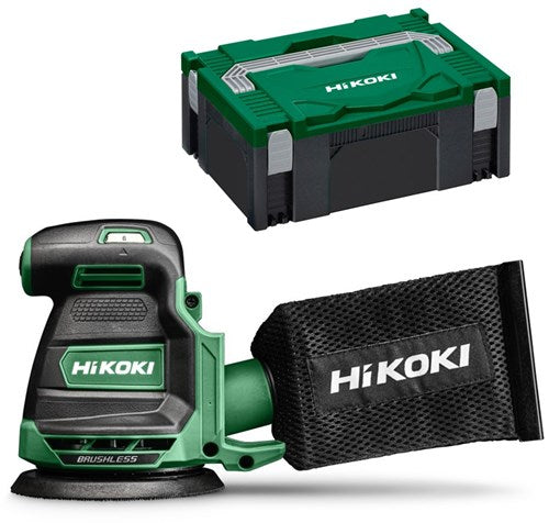 Ponceuse excentrique à batterie Hikoki 125mm 18v nue