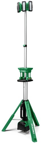Hikoki ub18dgw4z | lampe de chantier sur trépied à batterie | 18v | hors chargeur et batteries - ub18dgw4z