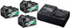 Hikoki uc18ysl3wa3 booster a3, uc18ysl3 + 3 x bsl36a18 li-ion - uc18ysl3wa3