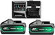 Hikoki uc18ysl3wjz booster multi-volts - 2 x 8ah 18v 4ah 36v + chargeur rapide uc18ysl3 - uc18ysl3wjz