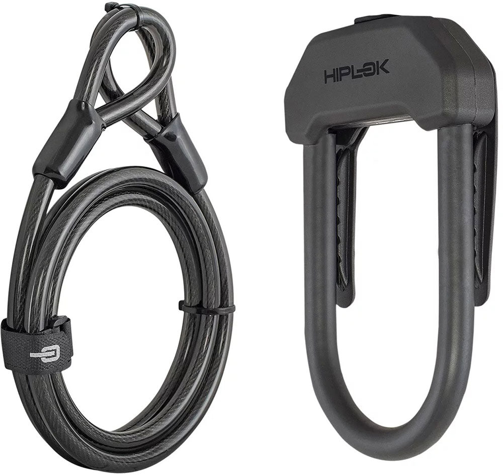 Hiplok dx plus - antivol en U avec câble de 2 m