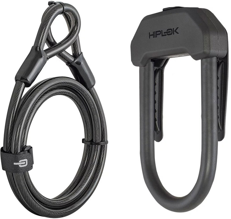 Hiplok dx plus - antivol en U avec câble de 2 m