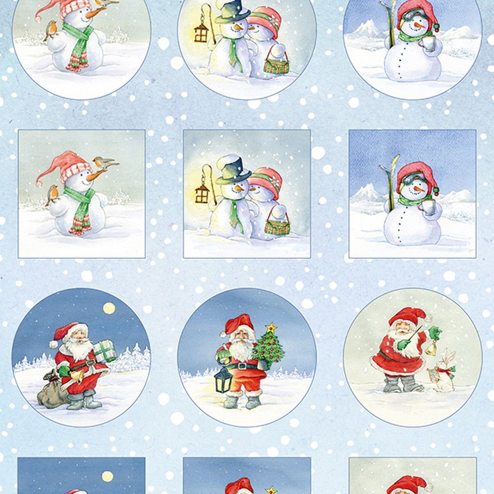 Marianne design • feuille à découper Les minis bonhommes de neige Hetty's Père Noël
