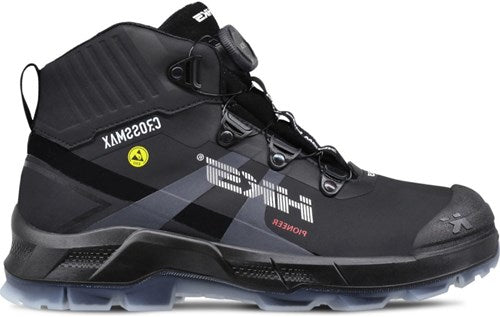 Hks chaussure de travail pionnier boa s3s high + kn | noir | taille 45 - 4040005162453
