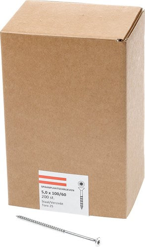 Vis de panneau de puce 5.0x100 60 Torx