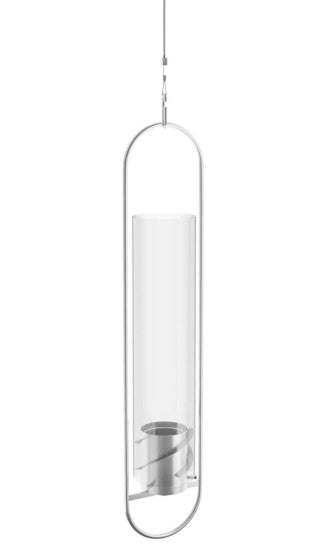 Höfats Spin 120 atmosphère lanterne suspendue 150 cm en acier inoxydable argent