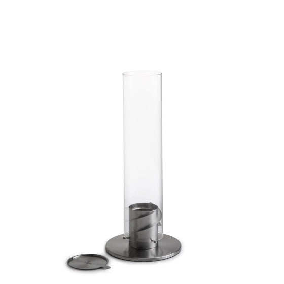 Höfats Spin 120 atmosphère lanterne en acier inoxydable 23 x 54 cm argent