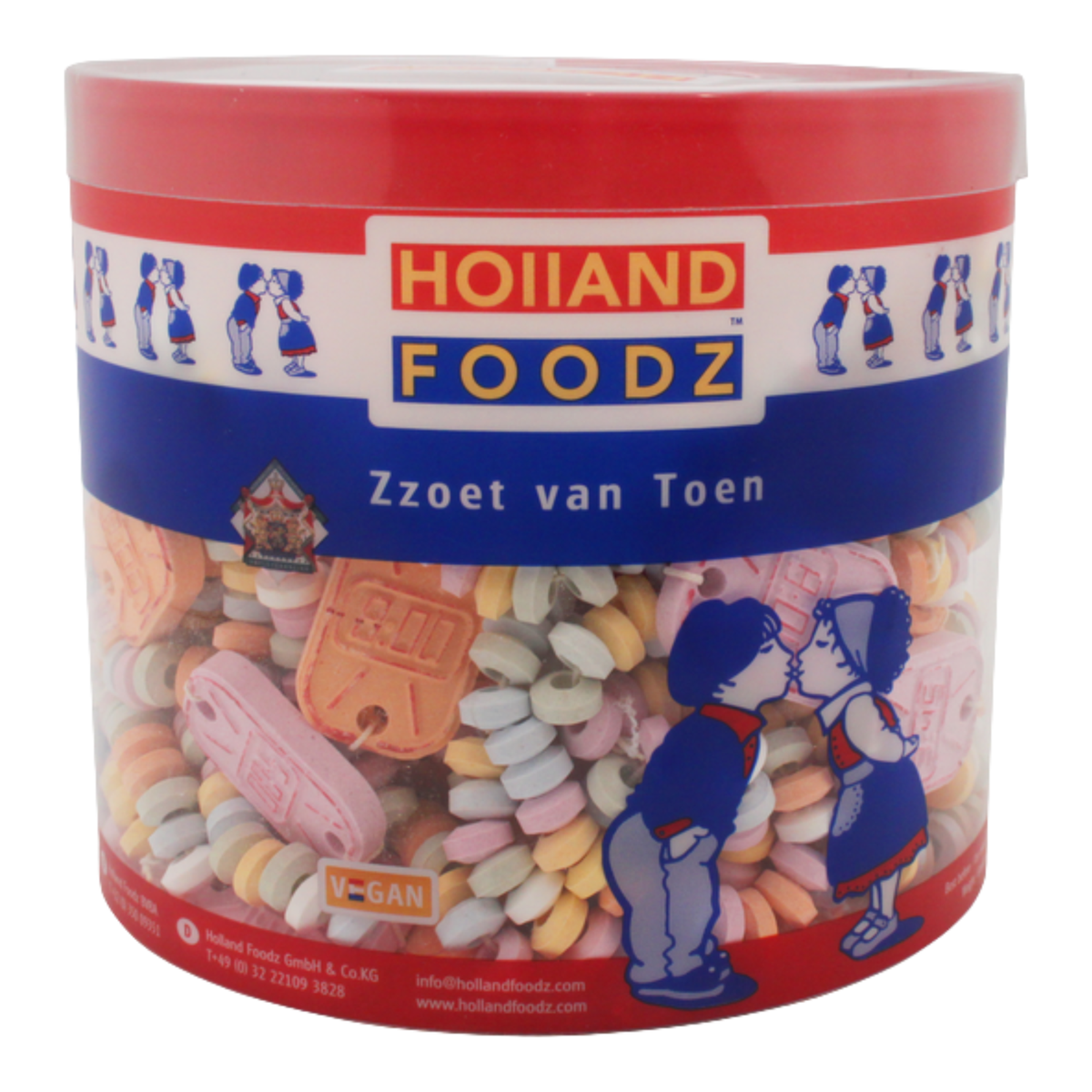 Silo de montres à bonbons Holland foodz (60 pièces)