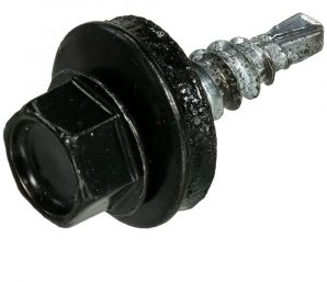 Vis à tôle profilée Homefix vz 6k noir ral9005 4,8x20 | 20 pièces - 6701.21.30020