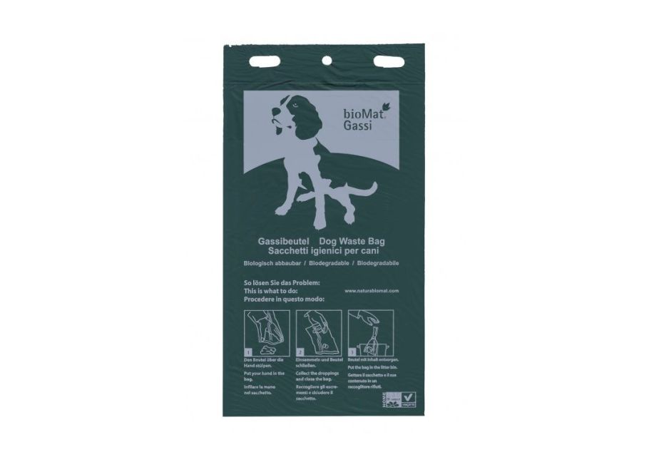 Biomat compostable pour chiens sacs de caca 100 sacs