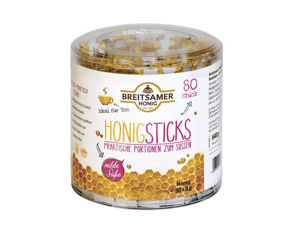 Bâtonnets de miel Breitsamer (80x 8gr)