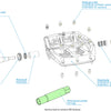 Douille Hope 8mm pour pédales plateforme f20