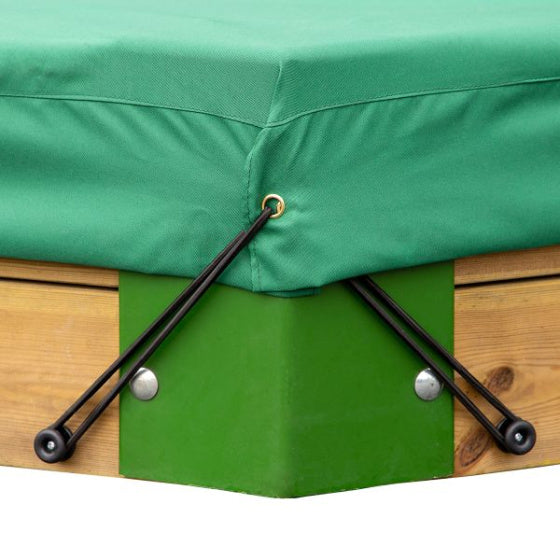 Couvercle de couverture 150 cm Green en polyester