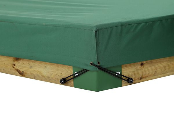 Couvercle de couverture pour Sandbox 210 cm Green en polyester