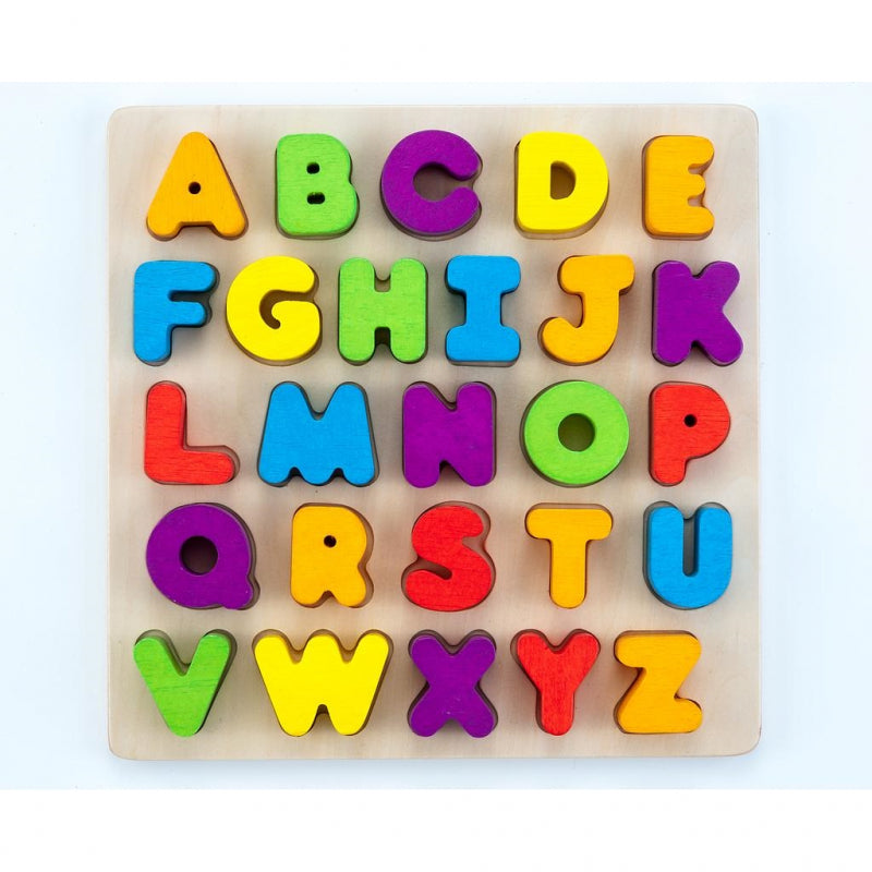 Puzzle alphabet en bois Angeltoys