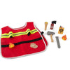 Coffret pompiers en bois Dantoy en coffret 10 pièces