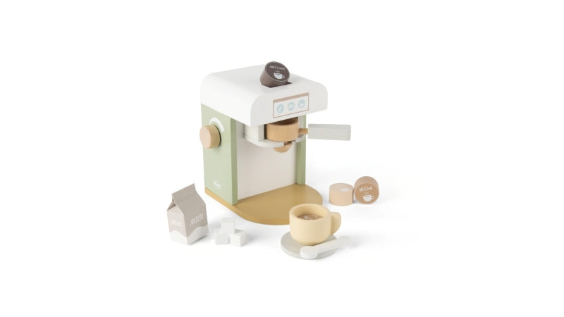 Machine à café en bois Dantoy xl 13 pièces en boîte