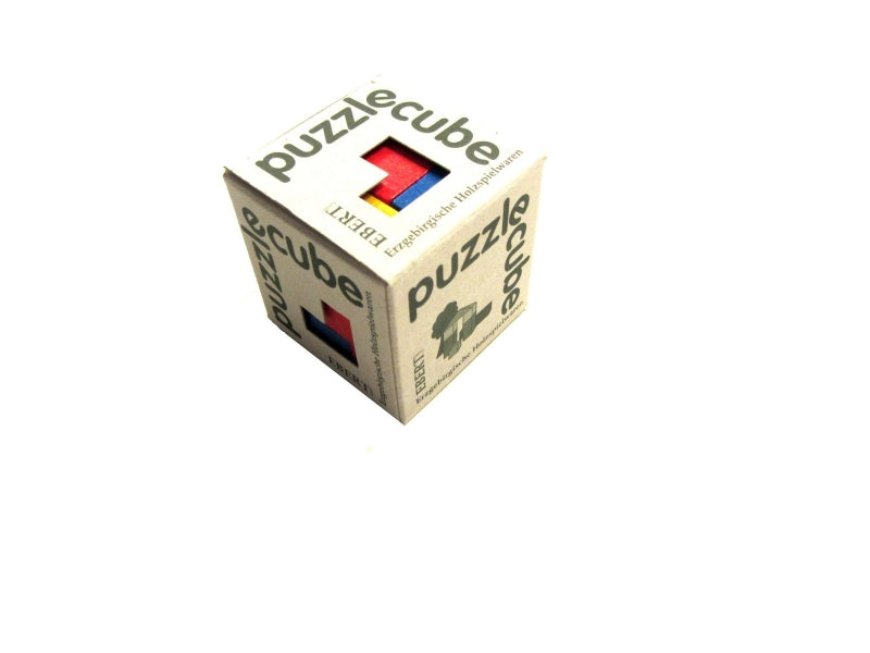 Cube puzzle en bois Ebert (coloré)