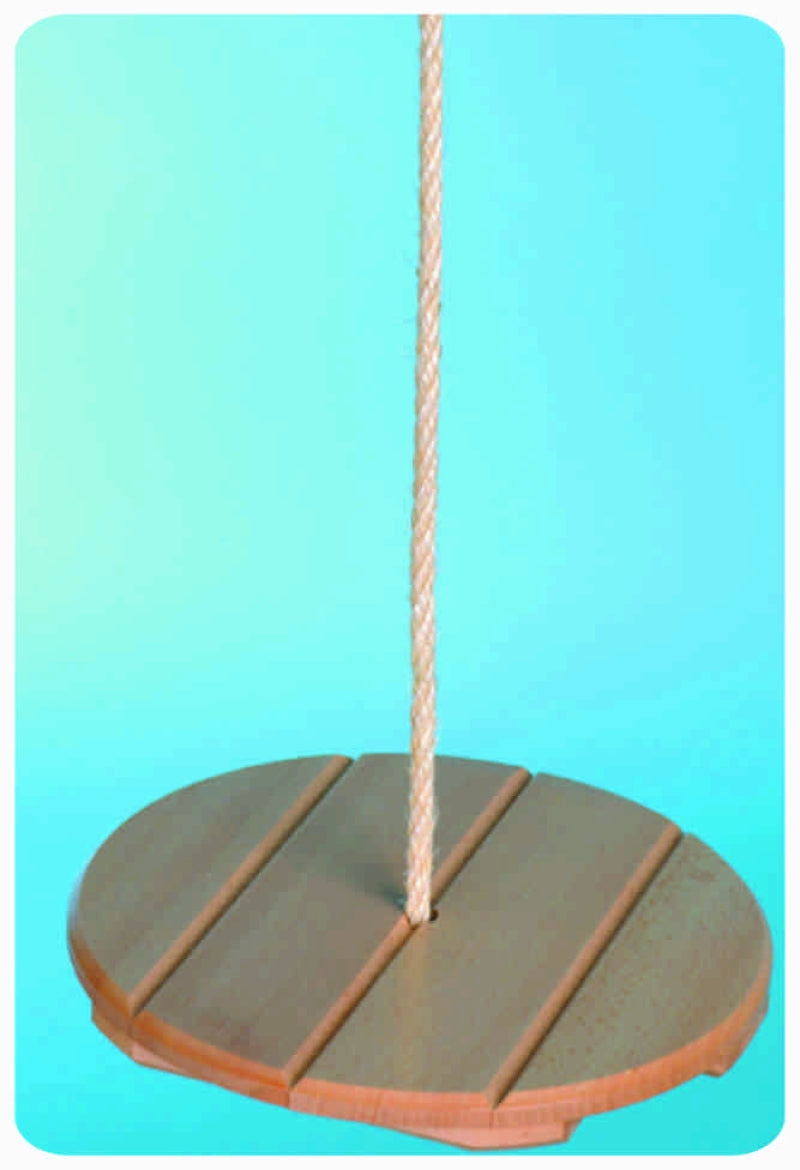 Balançoire ronde en bois Nhf (2m sisal)