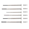 Hozan set de tournevis de précision 6 pièces dans une mallette