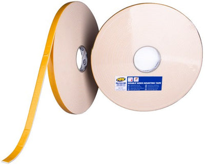 Ruban de montage double face Hpx | 3mm | blanc | 19 mm x 25 m - dw1925 - dw1925