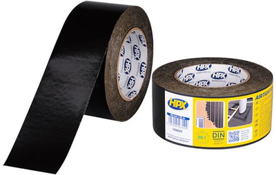 Ruban PE résistant aux UV Hpx | noir | 60 mm x 25 m - us6025 - us6025