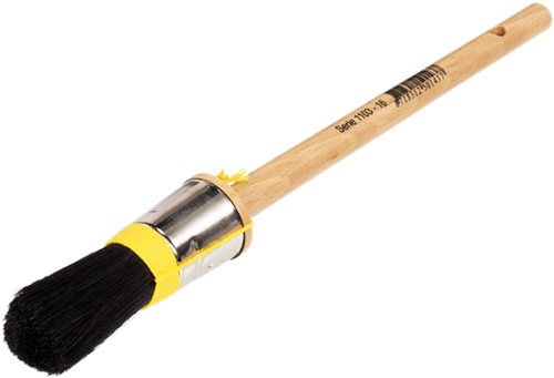 Brosse à pointe brevetée Hsv 1103 | noir | taille 20 - 1.04.1103.20