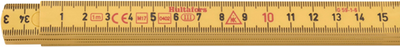 Mètre pliant Hultafors g 59 1m | 6 pièces | jaune - hu200204