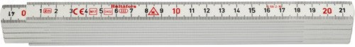 Hultafors mètre pliant g 59 2m - 10 pièces - blanc - hu200064 hu200064